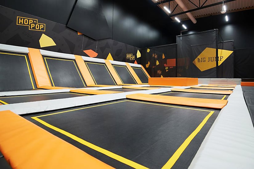 Trampoline Park Installation Akrobat trampolines